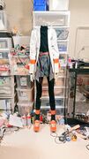 身着服装的身体