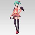 在《初音未来 -歌姬计划- 》中，ワールドイズマイン一曲的演奏形象為初音未来(Heart Hunter)